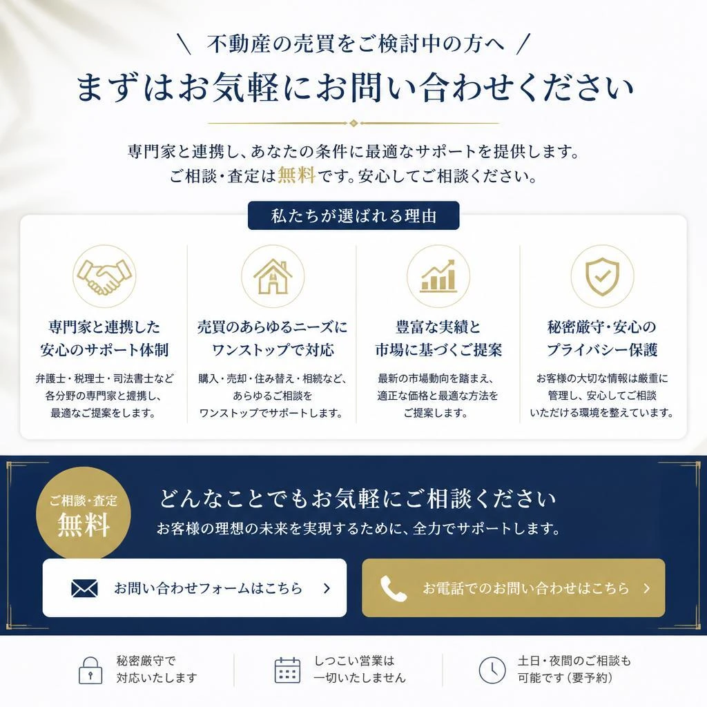 7. お問い合わせへの誘導