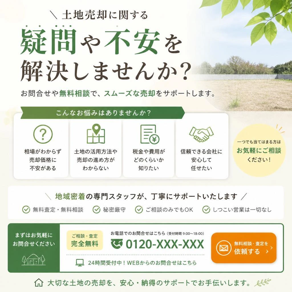 お問合せ・無料相談のご案内